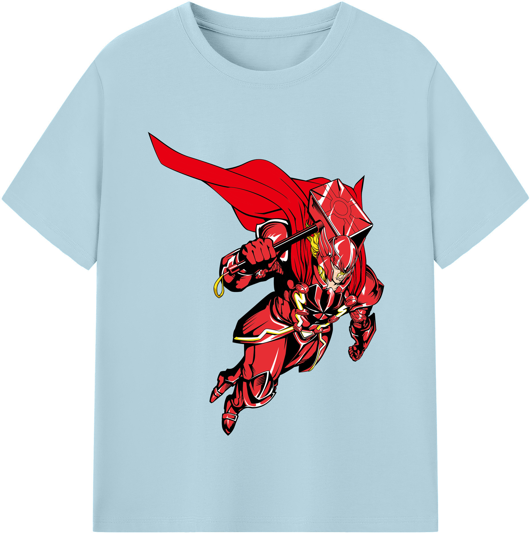 （画像用） アベンジャーズ The Avengers 綿100％半袖Tシャツ（フロントプリント）